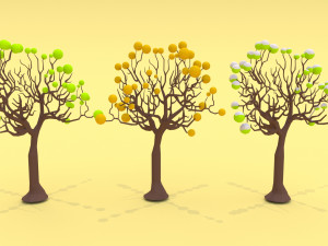 trees pack - 03 Model 3D