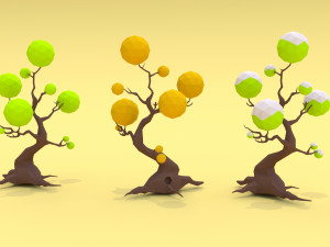 trees pack - 03 Model 3D