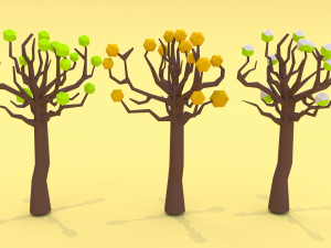 trees pack - 03 Model 3D