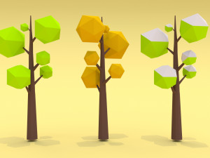 trees pack - 03 Model 3D