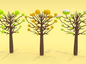 trees pack - 03 Model 3D