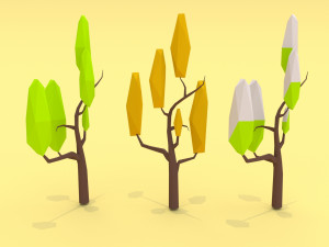 trees pack - 03 Model 3D