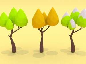 trees pack - 03 Model 3D