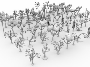 trees pack - 03 Model 3D