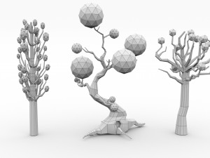 trees pack - 03 Model 3D