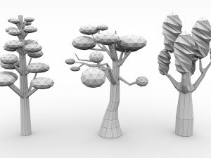 trees pack - 03 Model 3D