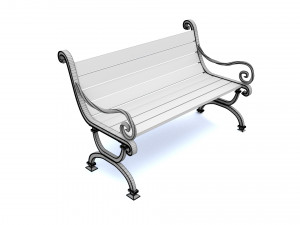 bench Model 3D