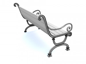 bench Model 3D