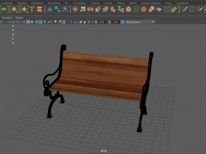 bench Model 3D