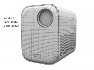 xiaomi mi projector 3Dモデル