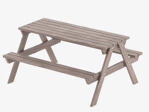 park table 02 -pbr Modelo 3D