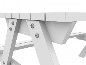 park table 01 3D Model
