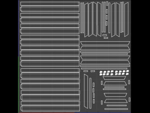 park table 01 3D Model