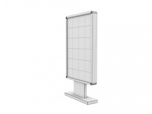 Advertising stand display Billboard 01 3D मॉडल