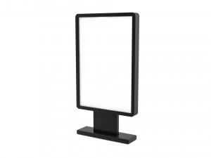 Advertising stand display Billboard 01 3D Model