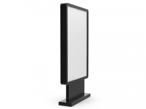 Advertising stand display Billboard 02 3D Model