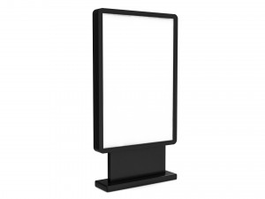 Advertising stand display Billboard 02 3D Model