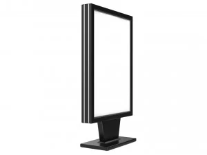 Advertising stand display Billboard 04 3D Model