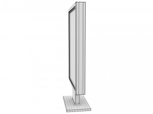 Advertising stand display Billboard 04 3D Model