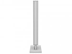 Advertising stand display Billboard 04 3D Model