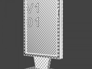 Advertising stand display Billboard 04 3D 模型