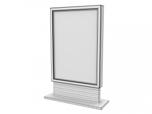 Advertising stand display Billboard 05 Modelo 3D