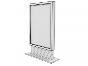 Advertising stand display Billboard 05 Modelo 3D