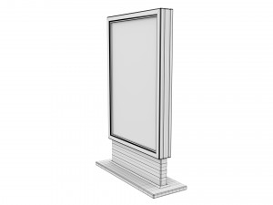 Advertising stand display Billboard 05 Modelo 3D