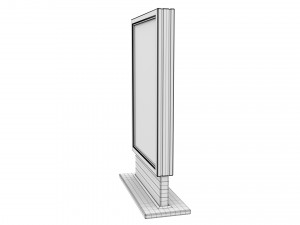 Advertising stand display Billboard 05 Modelo 3D