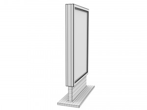 Advertising stand display Billboard 05 Modelo 3D