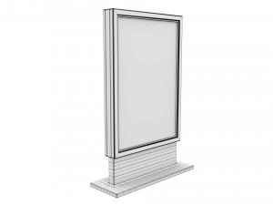 Advertising stand display Billboard 05 Modelo 3D