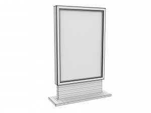 Advertising stand display Billboard 05 Modelo 3D