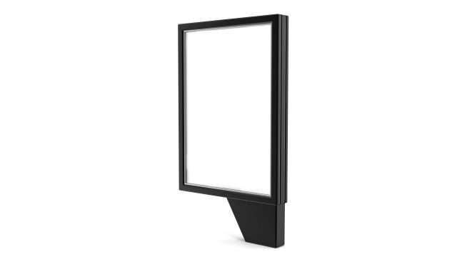 Advertising stand display Billboard 06 Model 3D .c4d .max .obj .3ds .fbx .stl .blend 