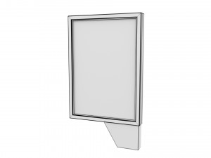 Advertising stand display Billboard 06 Model 3D