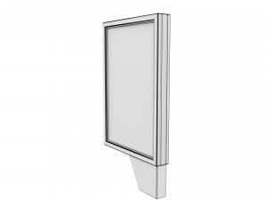 Advertising stand display Billboard 06 Model 3D