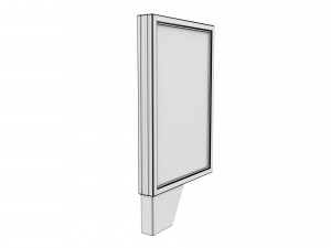 Advertising stand display Billboard 06 Model 3D