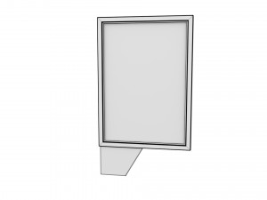 Advertising stand display Billboard 06 Model 3D