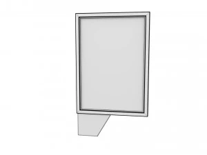Advertising stand display Billboard 06 3D Model
