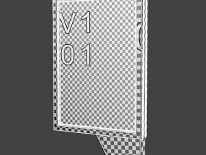 Advertising stand display Billboard 06 3D Model