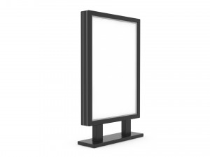 Advertising stand display Billboard 07 3D Модель