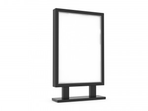 Advertising stand display Billboard 07 3D Модель