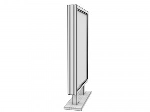 Advertising stand display Billboard 07 3D Модель