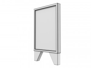 Advertising stand display Billboard 08 3D Model