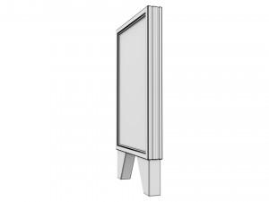 Advertising stand display Billboard 08 3D Model