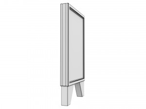 Advertising stand display Billboard 08 3D Model