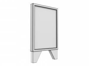 Advertising stand display Billboard 08 3D Model