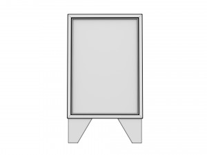 Advertising stand display Billboard 08 3D Model