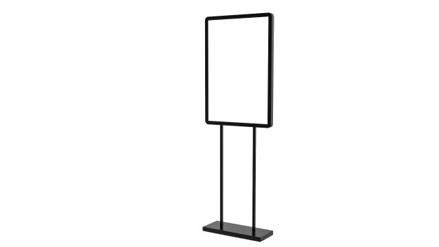 Advertising stand display Billboard 09 Modelo 3D .c4d .max .obj .3ds .fbx .stl .blend 