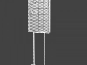 Advertising stand display Billboard 09 Modelo 3D