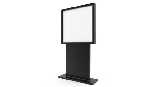 Advertising stand display Billboard 11 Model 3D .c4d .max .obj .3ds .fbx .stl .blend